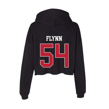Georgia - NCAA Football : Waltclaire Flynn - Women's Crop Fleece Hoodie-1
