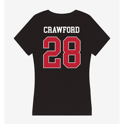 Georgia - NCAA Women's Soccer : London Crawford - Women's V-Neck T-Shirt-1