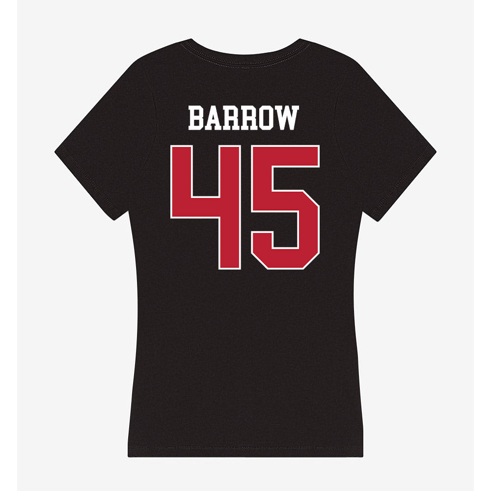Georgia - NCAA Football : Eli Barrow - Women's V-Neck T-Shirt-1