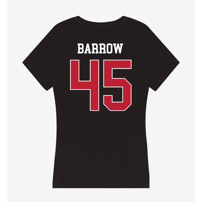 Georgia - NCAA Football : Eli Barrow - Women's V-Neck T-Shirt-1