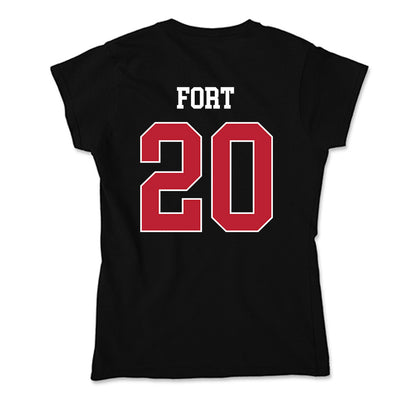 Georgia - NCAA Football : Zech Fort - Soft Style Women’s T-Shirt-1