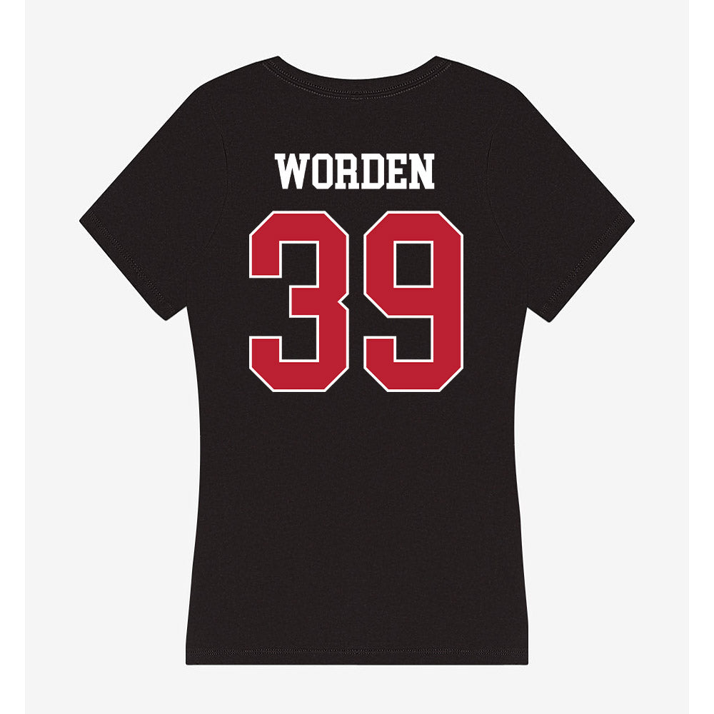 Georgia - NCAA Women's Volleyball : Alyssa Worden - Classic Shersey Women's V-Neck T-Shirt-1