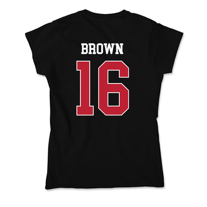 Georgia - NCAA Baseball : Zachary Brown - Soft Style Women’s T-Shirt-1
