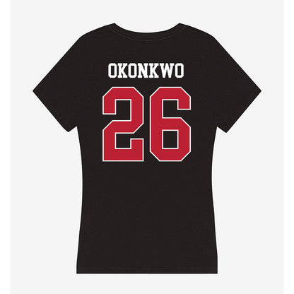 Georgia - NCAA Football : Daniel Okonkwo - Women's V-Neck T-Shirt-1