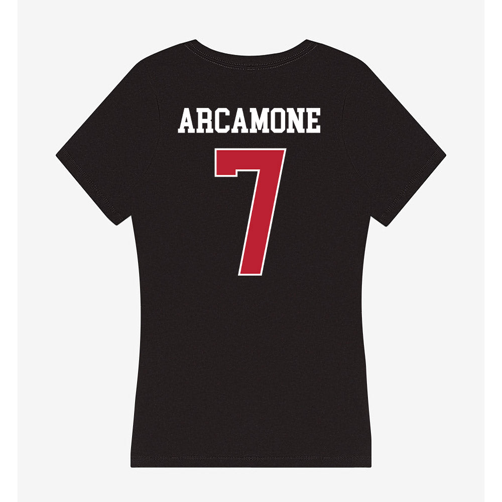 Georgia - NCAA Baseball : Jack Arcamone - Women's V-Neck T-Shirt-1