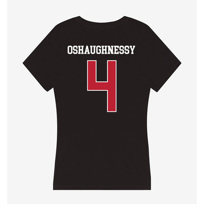 Georgia - NCAA Baseball : Michael Oshaughnessy - Women's V-Neck T-Shirt-1