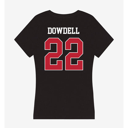 Georgia - NCAA Football : Dante Dowdell - Women's V-Neck T-Shirt-1