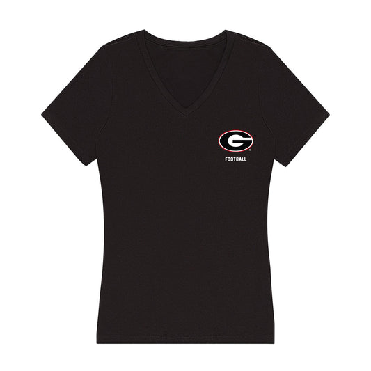 Georgia - NCAA Football : AJ Lonon - Classic Shersey Women's V-Neck T-Shirt-0