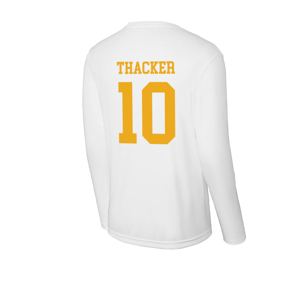 West Virginia - NCAA Baseball : Bryson Thacker - Activewear Long Sleeve T-Shirt-1