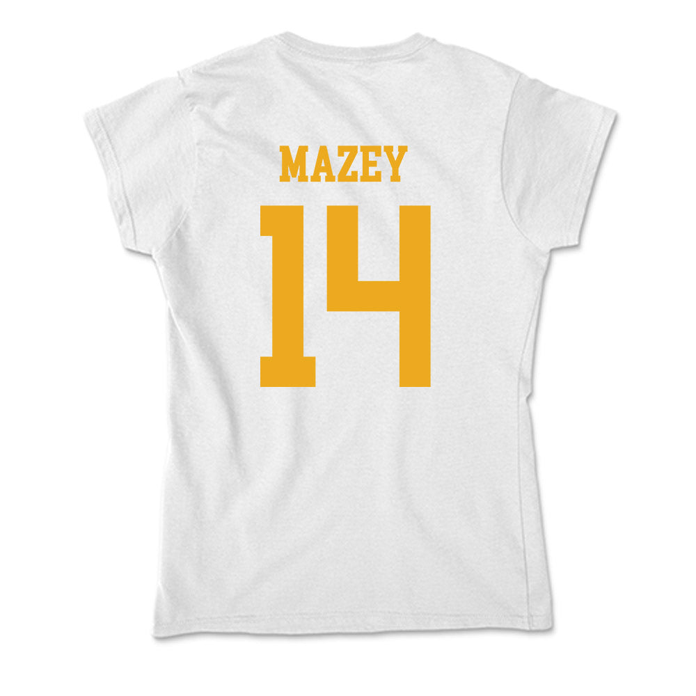 West Virginia - NCAA Baseball : Weston Mazey - Soft Style Women’s T-Shirt-1