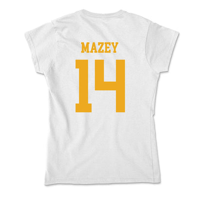 West Virginia - NCAA Baseball : Weston Mazey - Soft Style Women’s T-Shirt-1