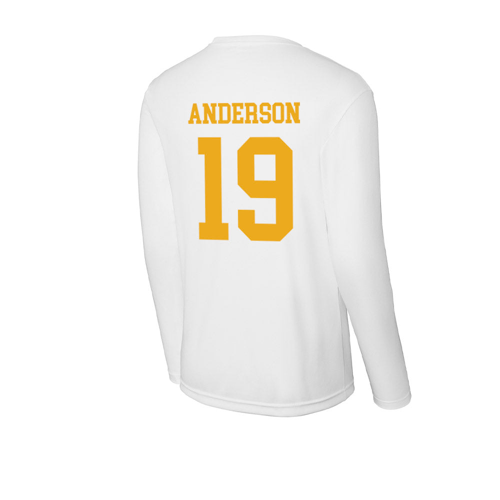 West Virginia - NCAA Football : Max Anderson - Activewear Long Sleeve T-Shirt-1