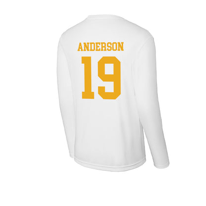 West Virginia - NCAA Football : Max Anderson - Activewear Long Sleeve T-Shirt-1