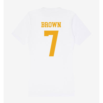 West Virginia - NCAA Football : Wyatt Brown - Women's V-Neck T-Shirt-1