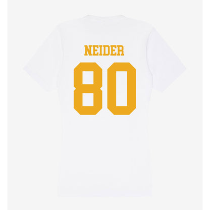West Virginia - NCAA Football : John Neider - Women's V-Neck T-Shirt-1