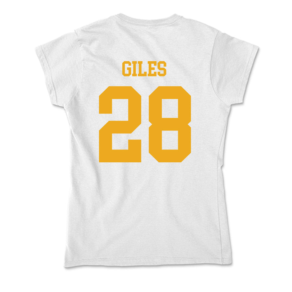 West Virginia - NCAA Football : Rickey Giles - Soft Style Women’s T-Shirt-1
