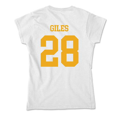 West Virginia - NCAA Football : Rickey Giles - Soft Style Women’s T-Shirt-1