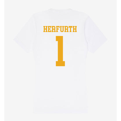 West Virginia - NCAA Women's Soccer : Bailey Herfurth - Women's V-Neck T-Shirt-1