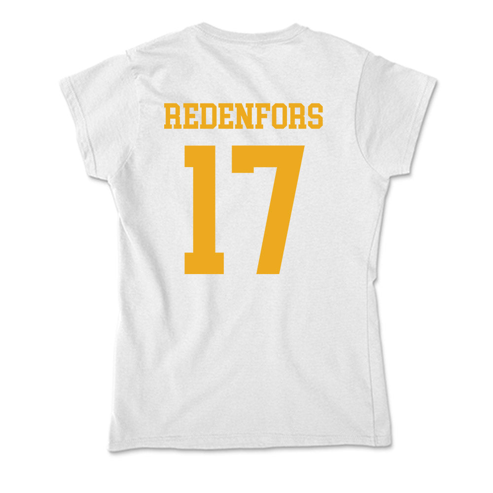 West Virginia - NCAA Men's Soccer : Jacob Redenfors - Soft Style Women’s T-Shirt-1