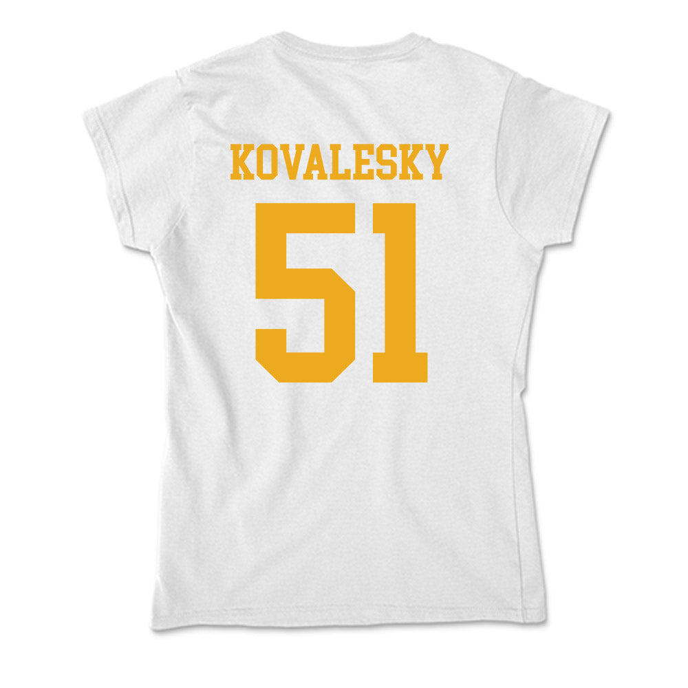 West Virginia - NCAA Football : Raymond Kovalesky - Soft Style Women’s T-Shirt-1