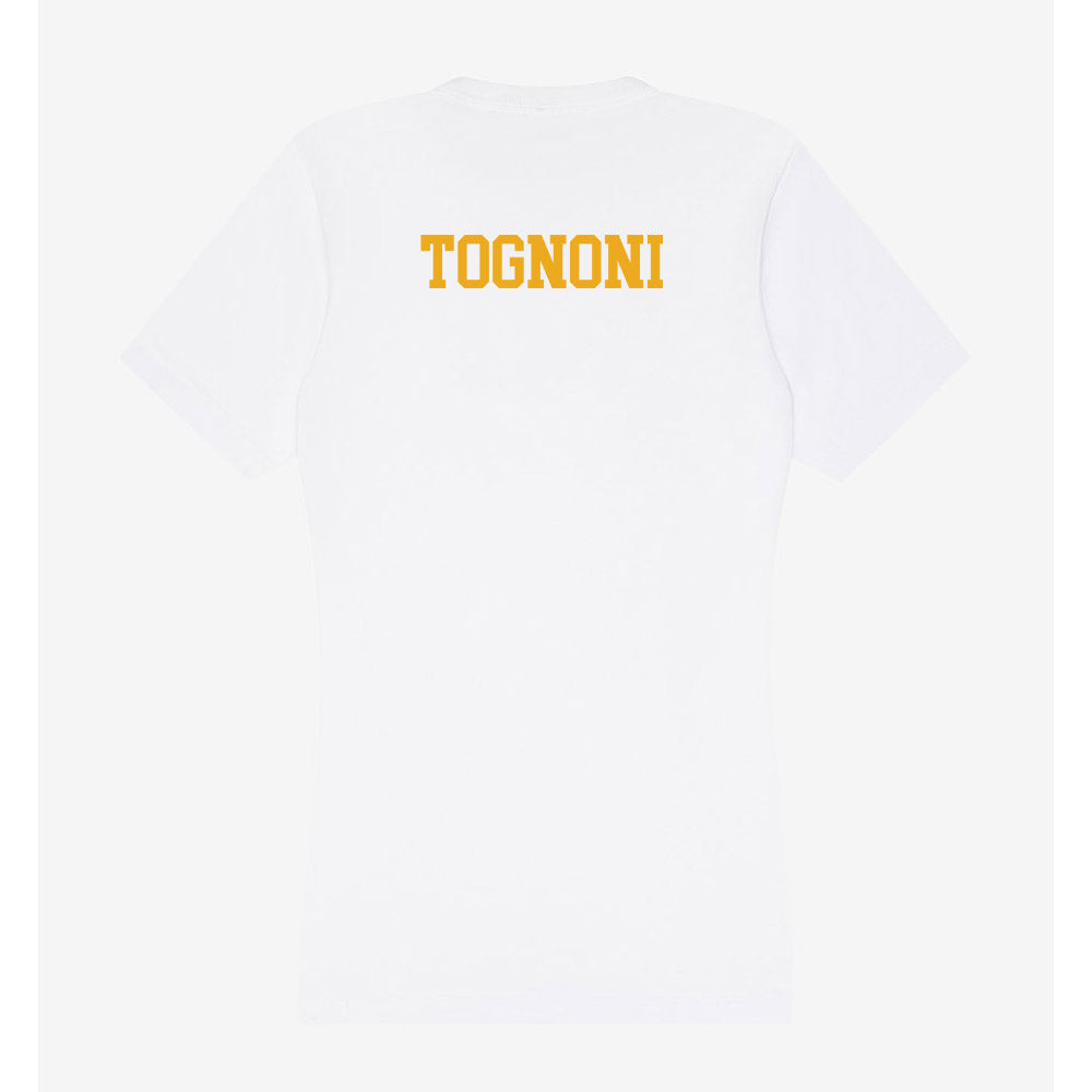West Virginia - NCAA Women's Tennis : Lucia Tognoni - Women's V-Neck T-Shirt-1
