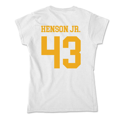 West Virginia - NCAA Football : Kj Henson Jr. - Soft Style Women’s T-Shirt-1