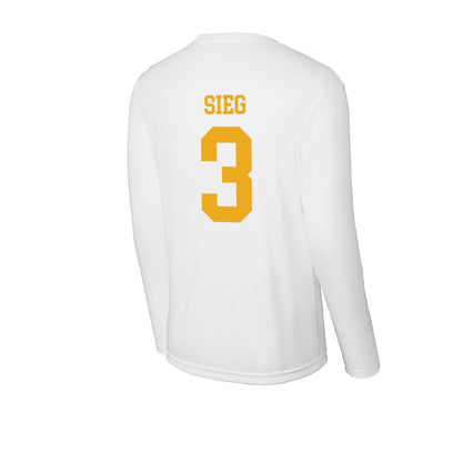 West Virginia - NCAA Football : Matt Sieg - Activewear Long Sleeve T-Shirt-1