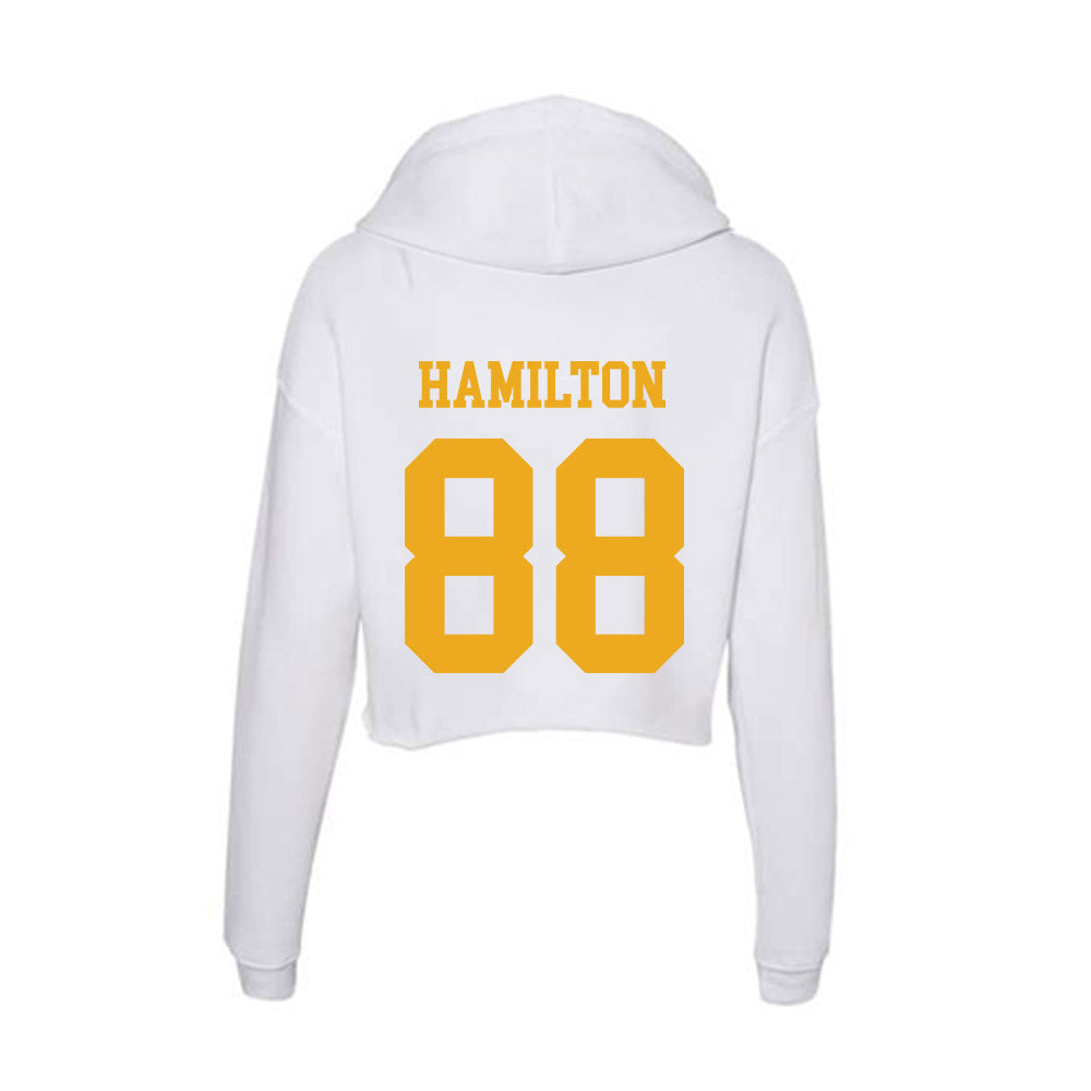 West Virginia - NCAA Football : Sam Hamilton - Women's Crop Fleece Hoodie-1