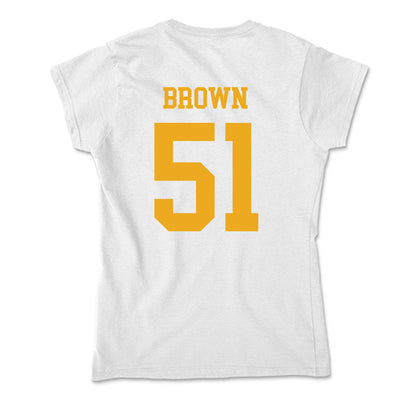 West Virginia - NCAA Football : Taylor Brown - Soft Style Women’s T-Shirt-1