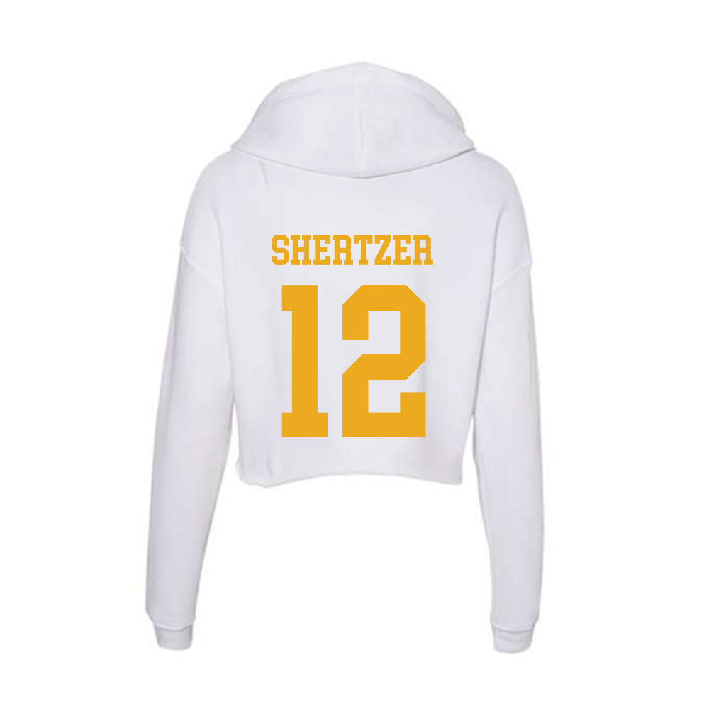 West Virginia - NCAA Women's Soccer : olivia shertzer - Women's Crop Fleece Hoodie-1