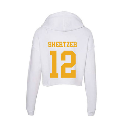 West Virginia - NCAA Women's Soccer : olivia shertzer - Women's Crop Fleece Hoodie-1