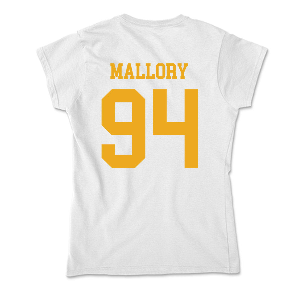 West Virginia - NCAA Football : Cam Mallory - Soft Style Women’s T-Shirt-1