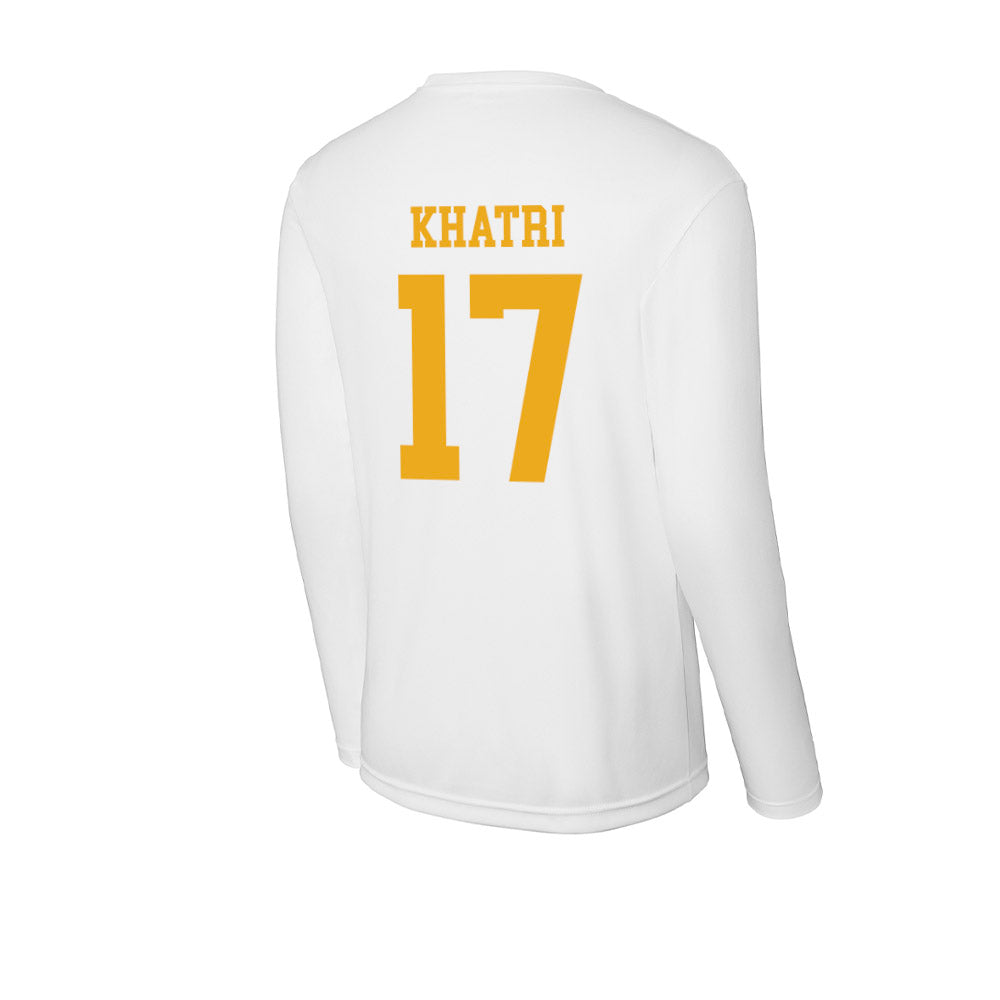 West Virginia - NCAA Football : Miles Khatri - Activewear Long Sleeve T-Shirt-1