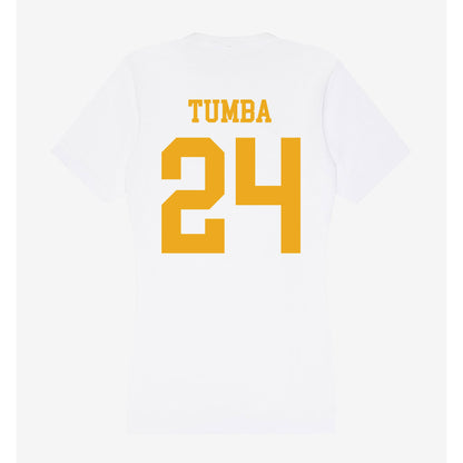 West Virginia - NCAA Women's Basketball : Divine Tumba - Women's V-Neck T-Shirt-1