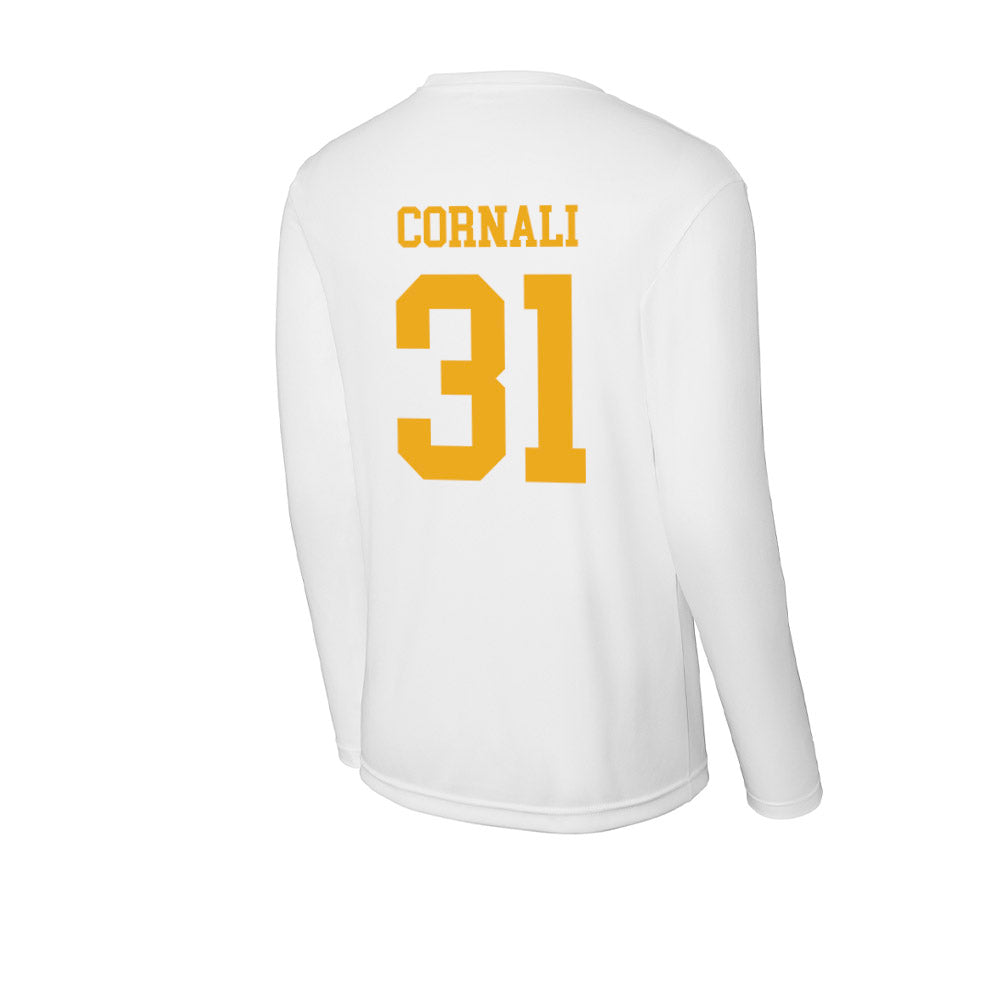 West Virginia - NCAA Football : Shane Cornali - Activewear Long Sleeve T-Shirt-1