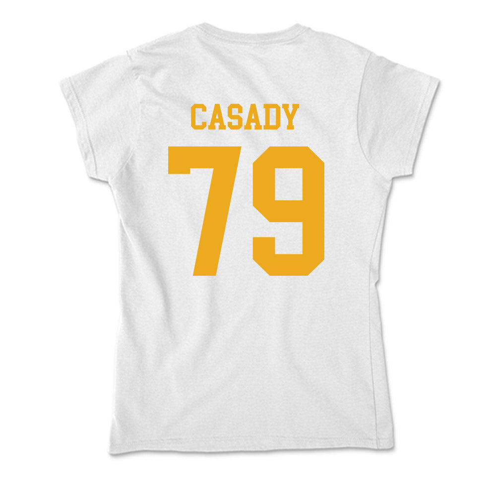 West Virginia - NCAA Football : Carsten Casady - Soft Style Women’s T-Shirt-1