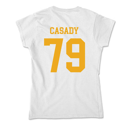 West Virginia - NCAA Football : Carsten Casady - Soft Style Women’s T-Shirt-1