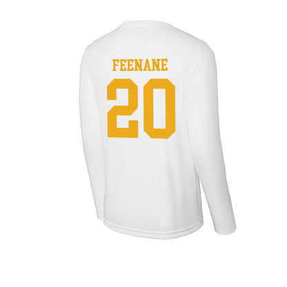 West Virginia - NCAA Men's Basketball : Michael Feenane - Activewear Long Sleeve T-Shirt-1