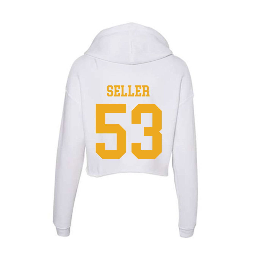 West Virginia - NCAA Football : Kaden Seller - Women's Crop Fleece Hoodie-1