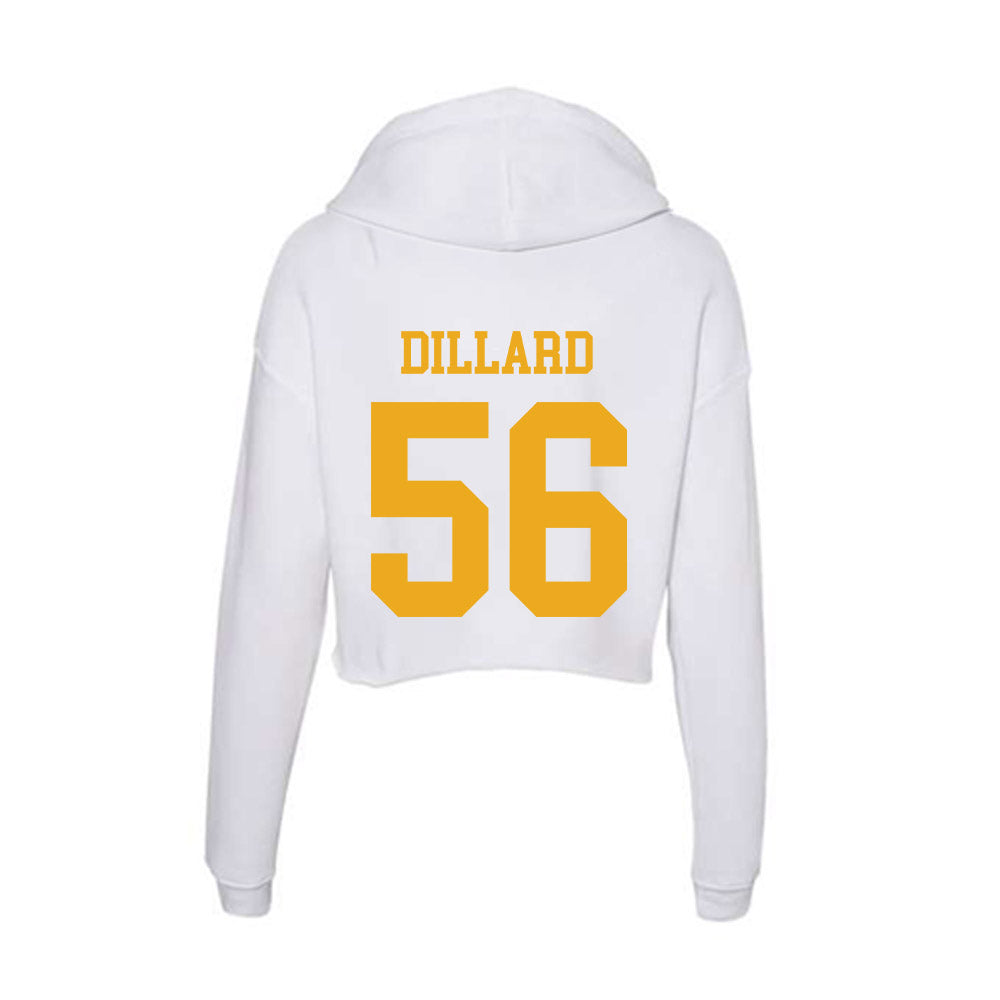 West Virginia - NCAA Football : Lamarcus Dillard - Women's Crop Fleece Hoodie-1