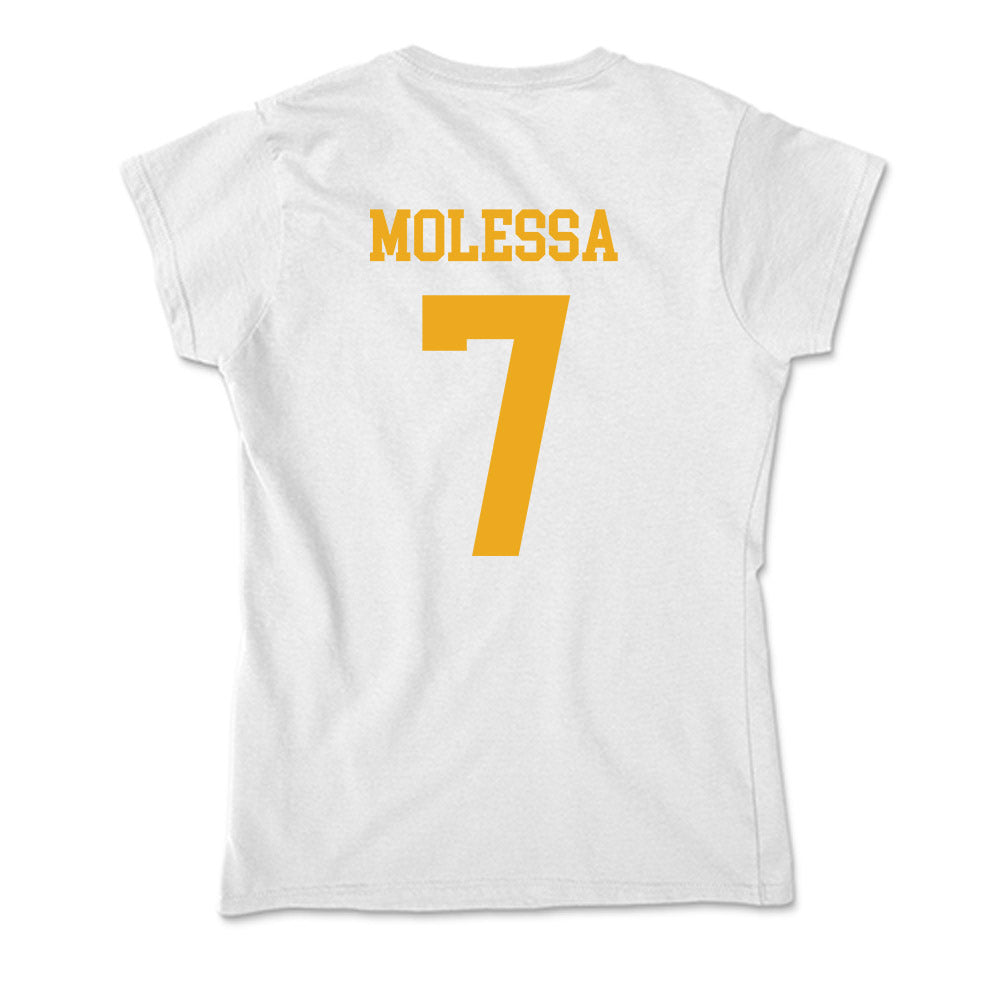 West Virginia - NCAA Baseball : Maxwell Molessa - Soft Style Women’s T-Shirt-1