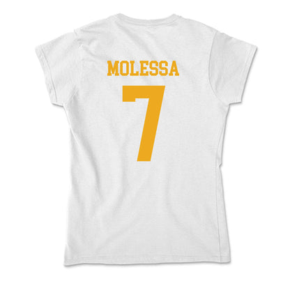 West Virginia - NCAA Baseball : Maxwell Molessa - Soft Style Women’s T-Shirt-1