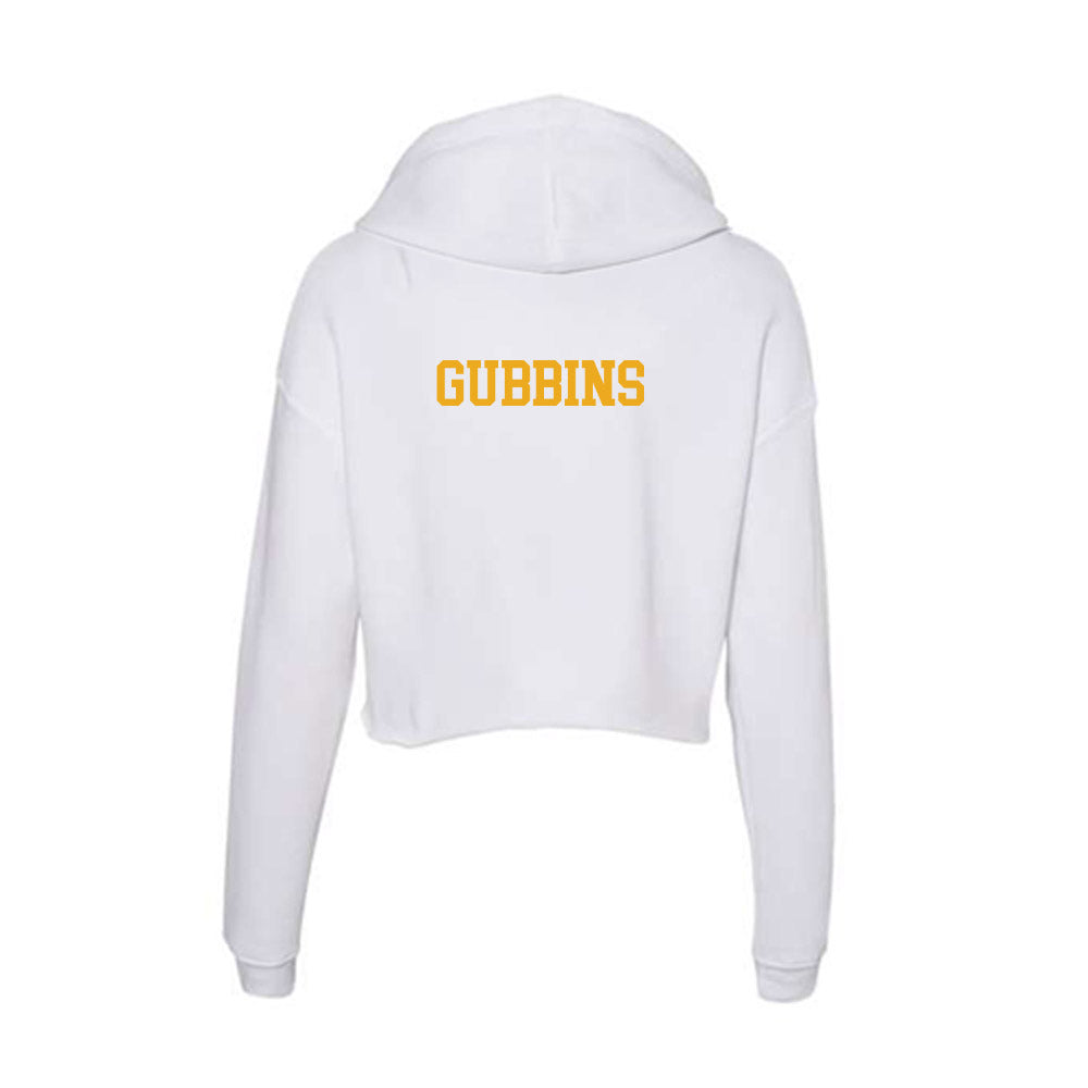 West Virginia - NCAA Women's Rowing : Emily Gubbins - Women's Crop Fleece Hoodie-1