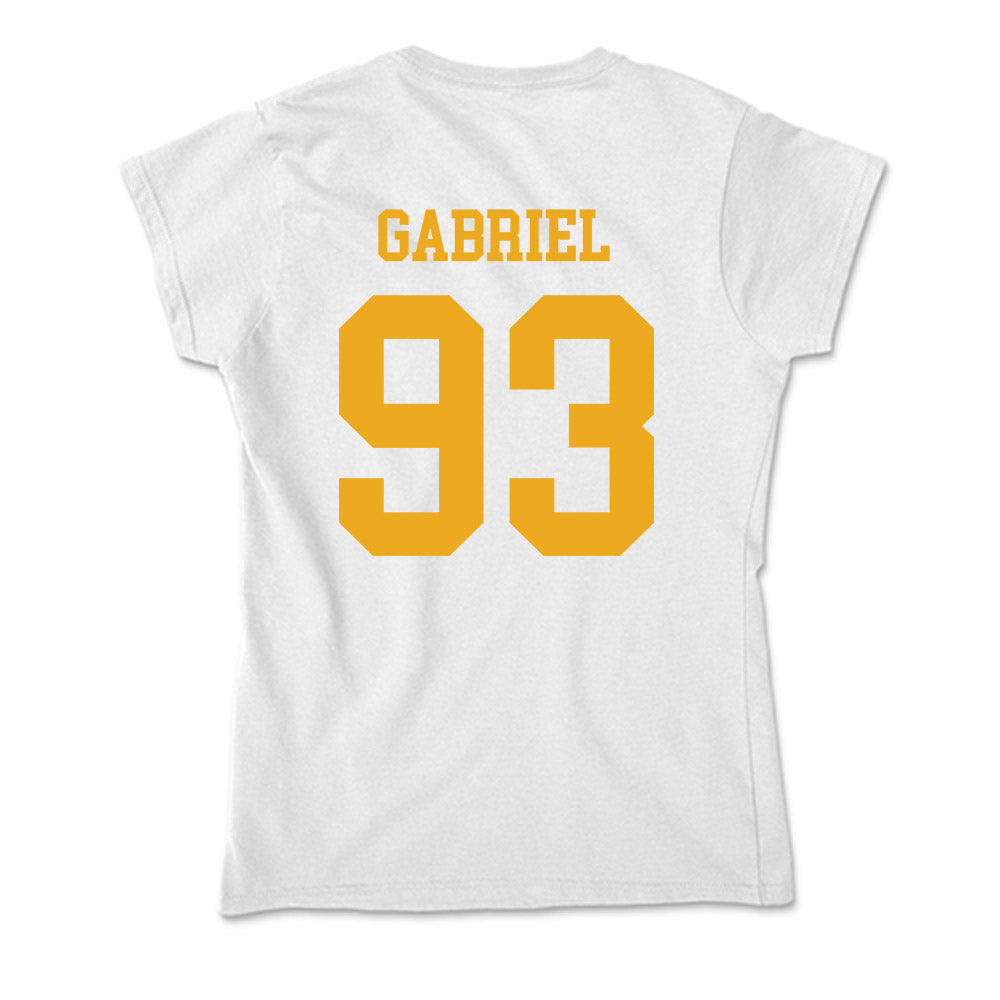 West Virginia - NCAA Football : Nate Gabriel - Soft Style Women’s T-Shirt-1