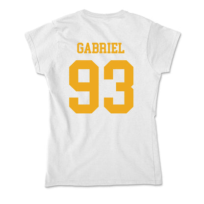 West Virginia - NCAA Football : Nate Gabriel - Soft Style Women’s T-Shirt-1