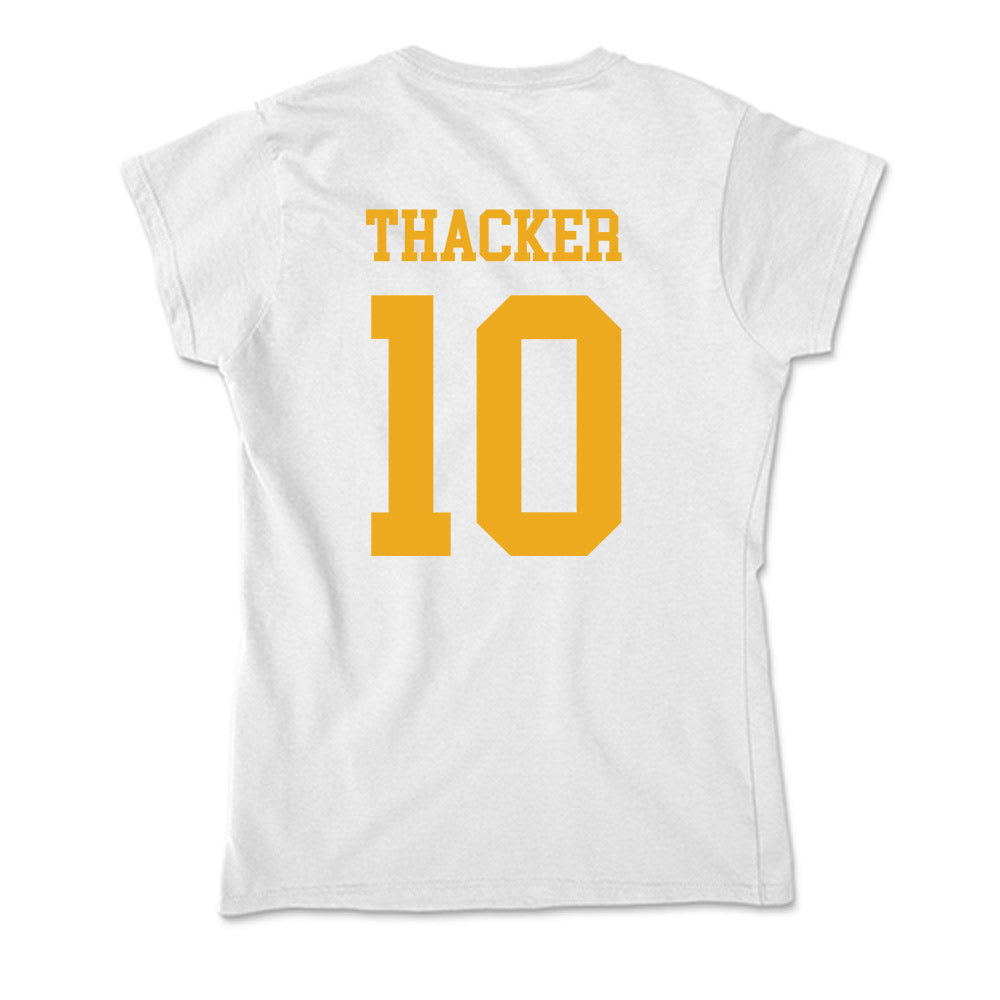 West Virginia - NCAA Baseball : Bryson Thacker - Soft Style Women’s T-Shirt-1