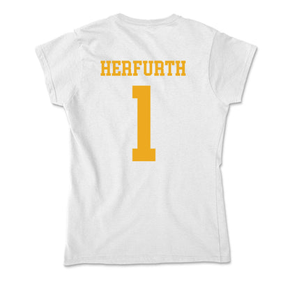 West Virginia - NCAA Women's Soccer : Bailey Herfurth - Soft Style Women’s T-Shirt-1