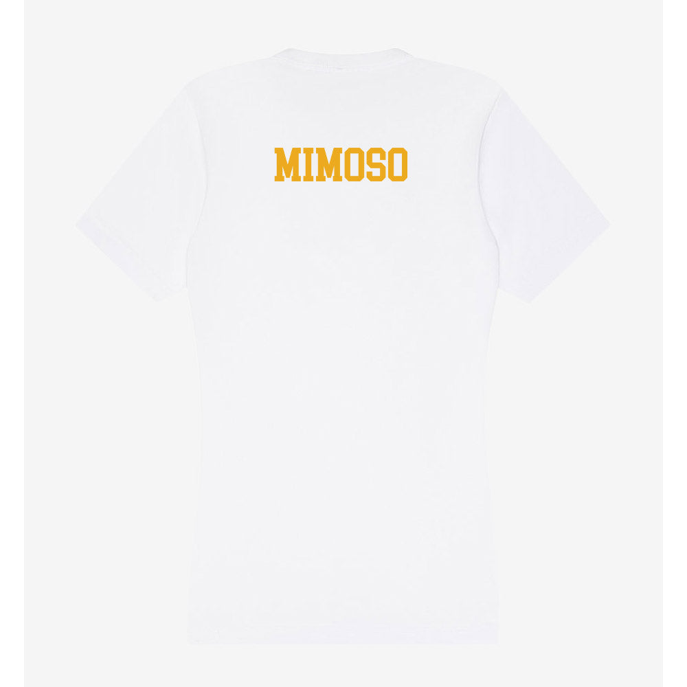 West Virginia - NCAA Men's Swimming & Diving : Rafael Mimoso - Women's V-Neck T-Shirt-1