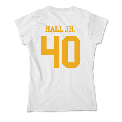 West Virginia - NCAA Football : Jason Hall Jr. - Soft Style Women’s T-Shirt-1