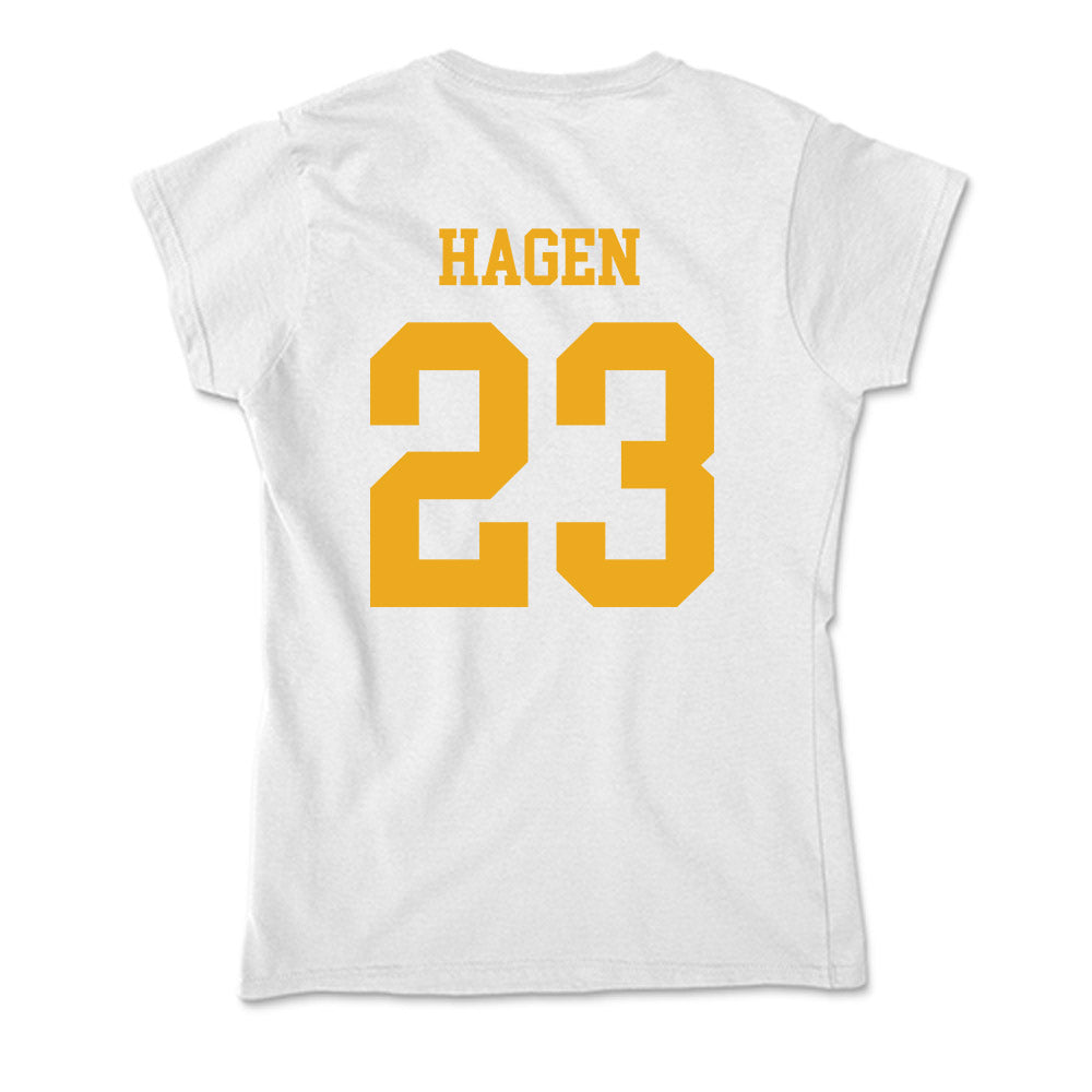 West Virginia - NCAA Baseball : David Hagen - Soft Style Women’s T-Shirt-1